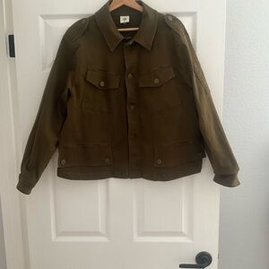 CAbi Dark Olive Military Jacket